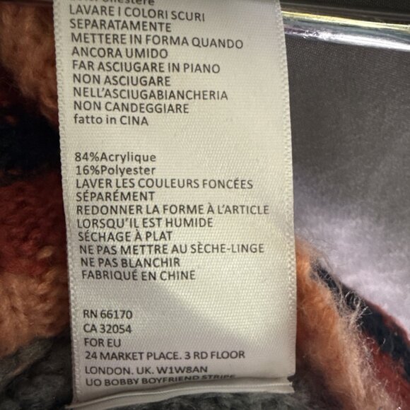 Urban Outfitters Striped Sweater Womens S/P Oversized Relaxed Ugly Sweater - Picture 5 of 8